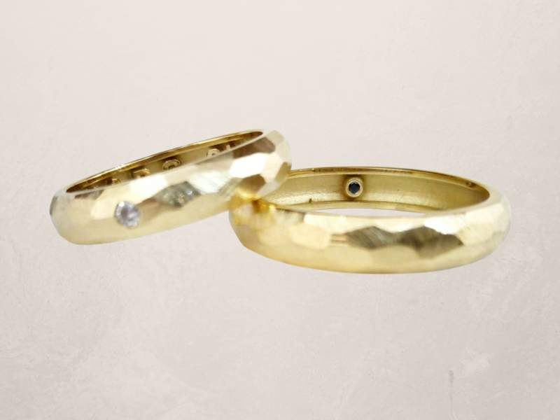 Alianza martele con diamante
