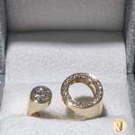 Anillo circulo de diamantes