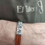 Pulsera calavera en plata